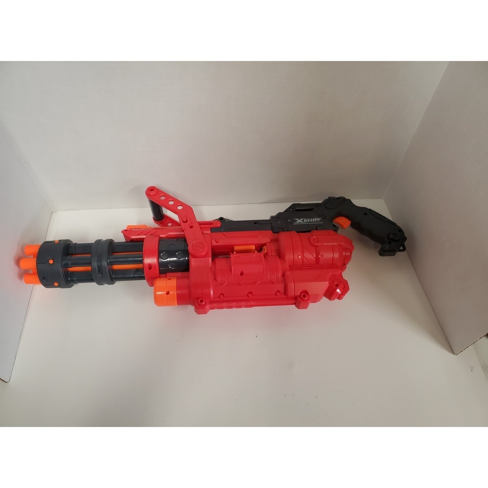 X-Shot Crusher by ZURU, Red Foam Dart Blaster,